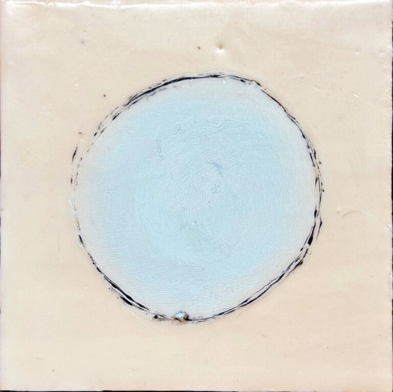 Baby Blues Encaustic Art Friday Harbor