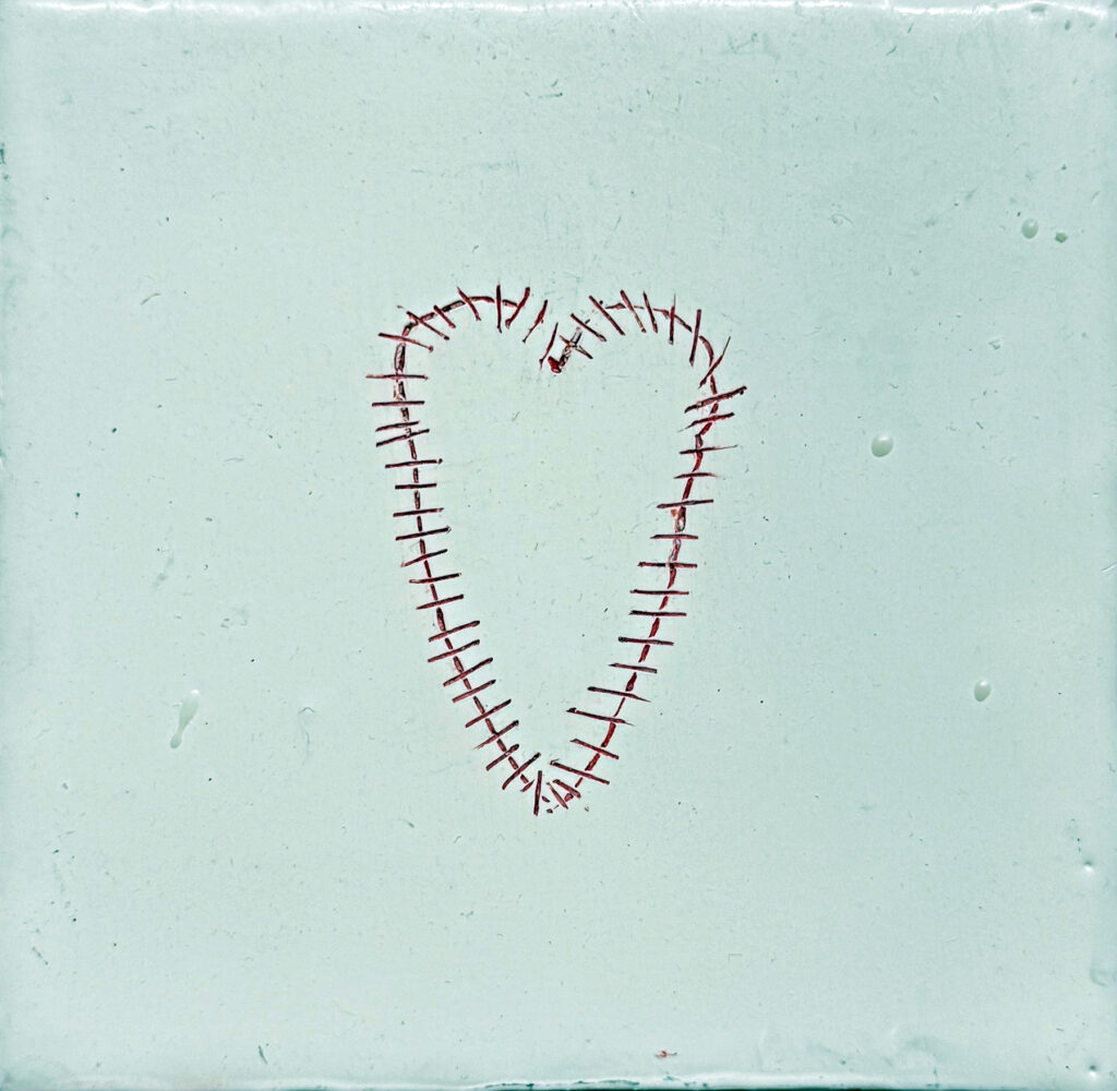 Broken Heart Encaustic Art Friday Harbor