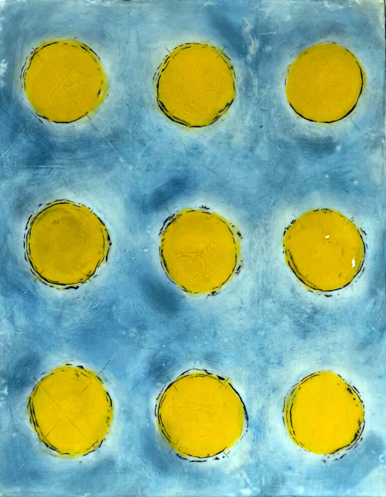 Connect the Dots Encaustic Art Friday Harbor