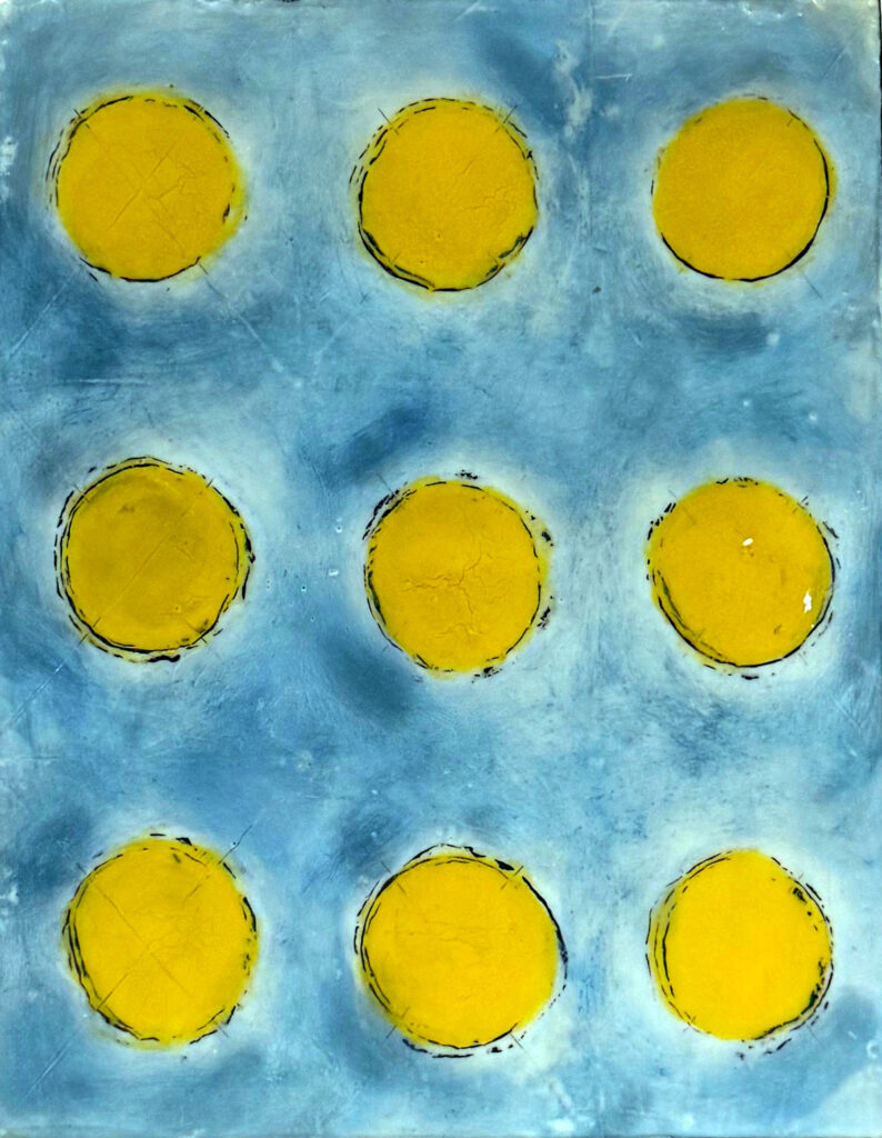 Connect the Dots Encaustic Art Friday Harbor
