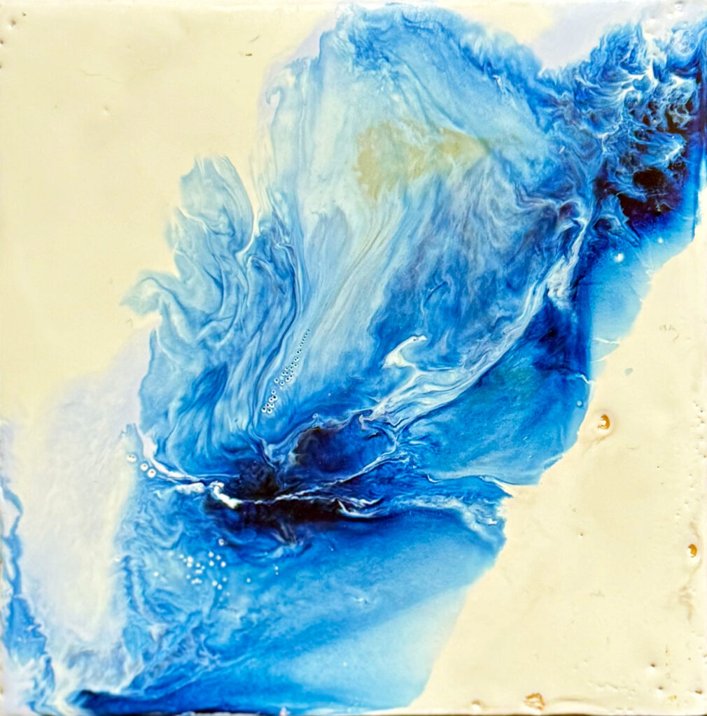 Flow I Encaustic Art Friday Harbor