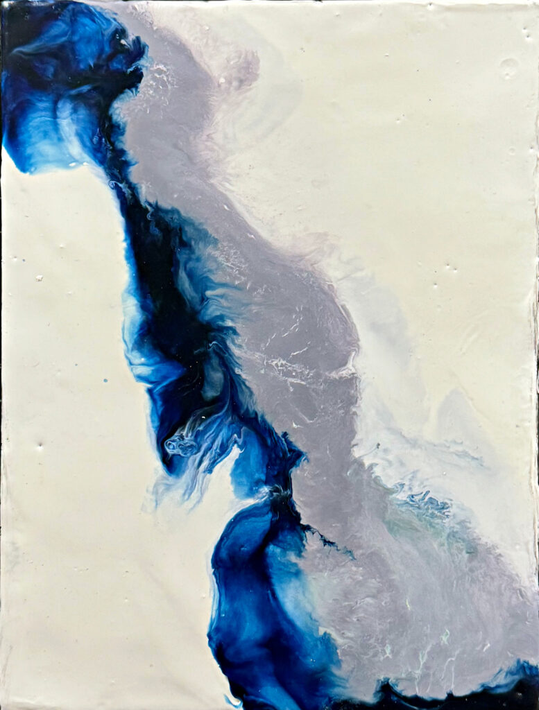 Flow III Encaustic Art Friday Harbor