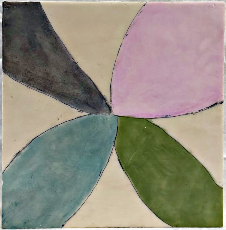 Flower Power Encaustic Art Friday Harbor