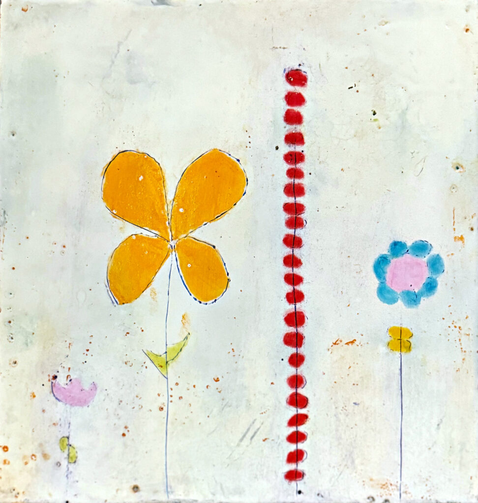 Garden Life Encaustic Art Friday Harbor