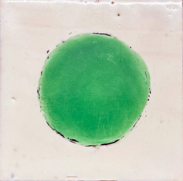 Green Light Encaustic Art Friday Harbor