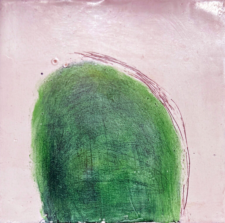 Green with Envy Encaustic Art Friday Harbor