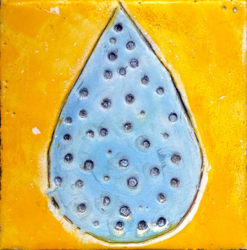 Happy Tears Encaustic Art Friday Harbor