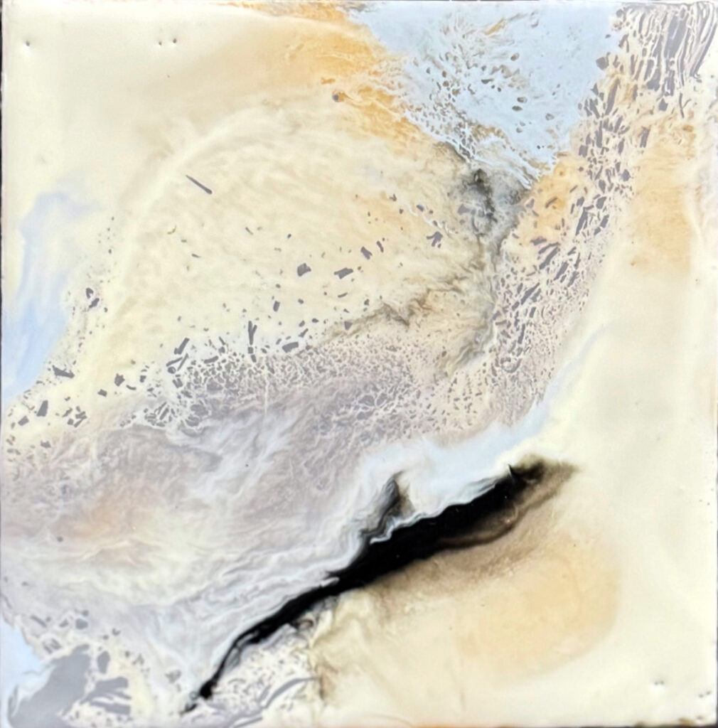 High Above Encaustic Art Friday Harbor