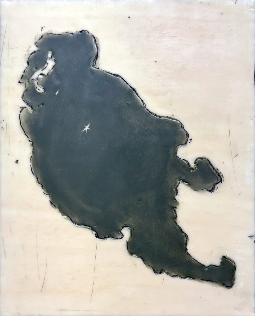 Island Life III Encaustic Art Friday Harbor