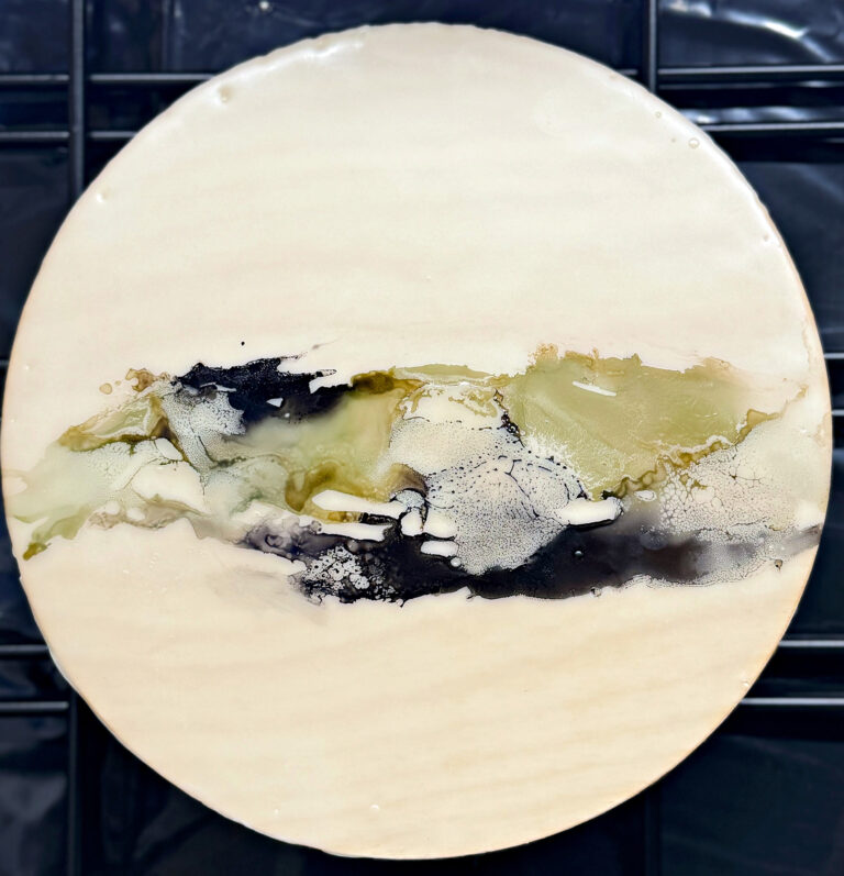 Kelp Bed I Encaustic Art Friday Harbor