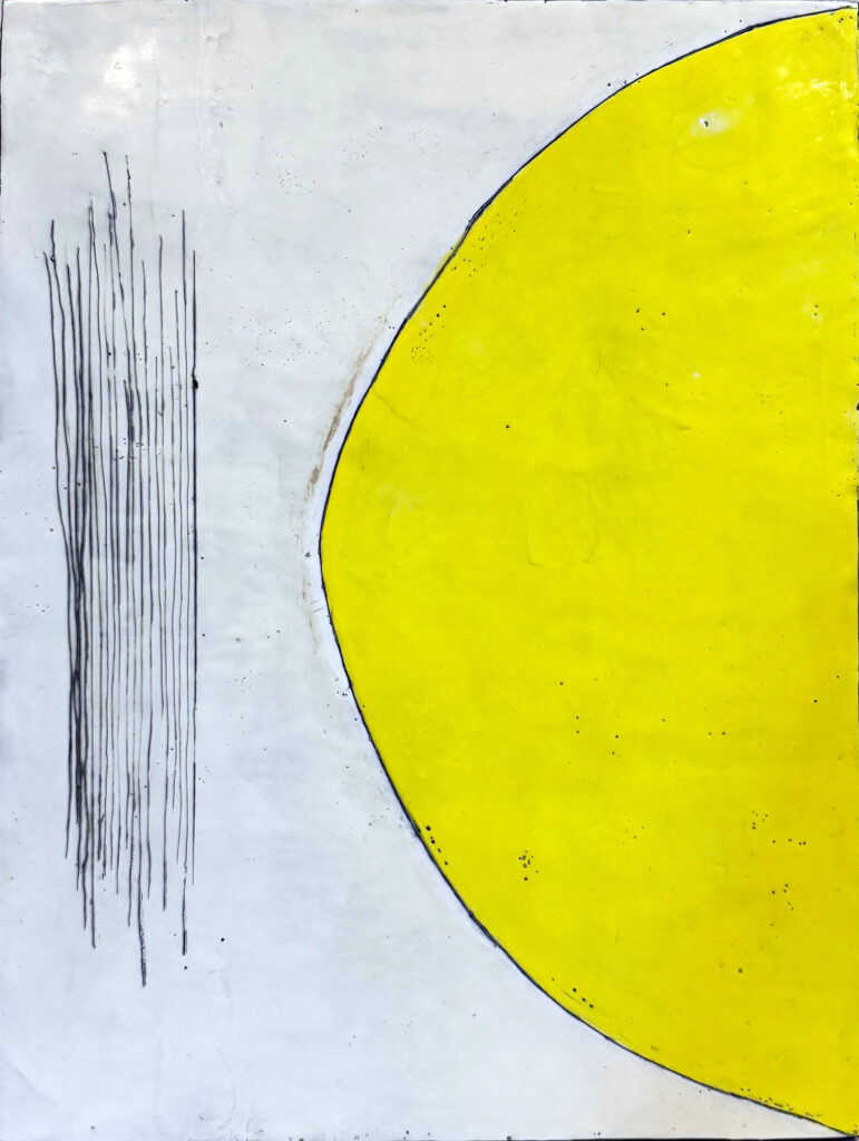 Lemon Drop Encaustic Art Friday Harbor