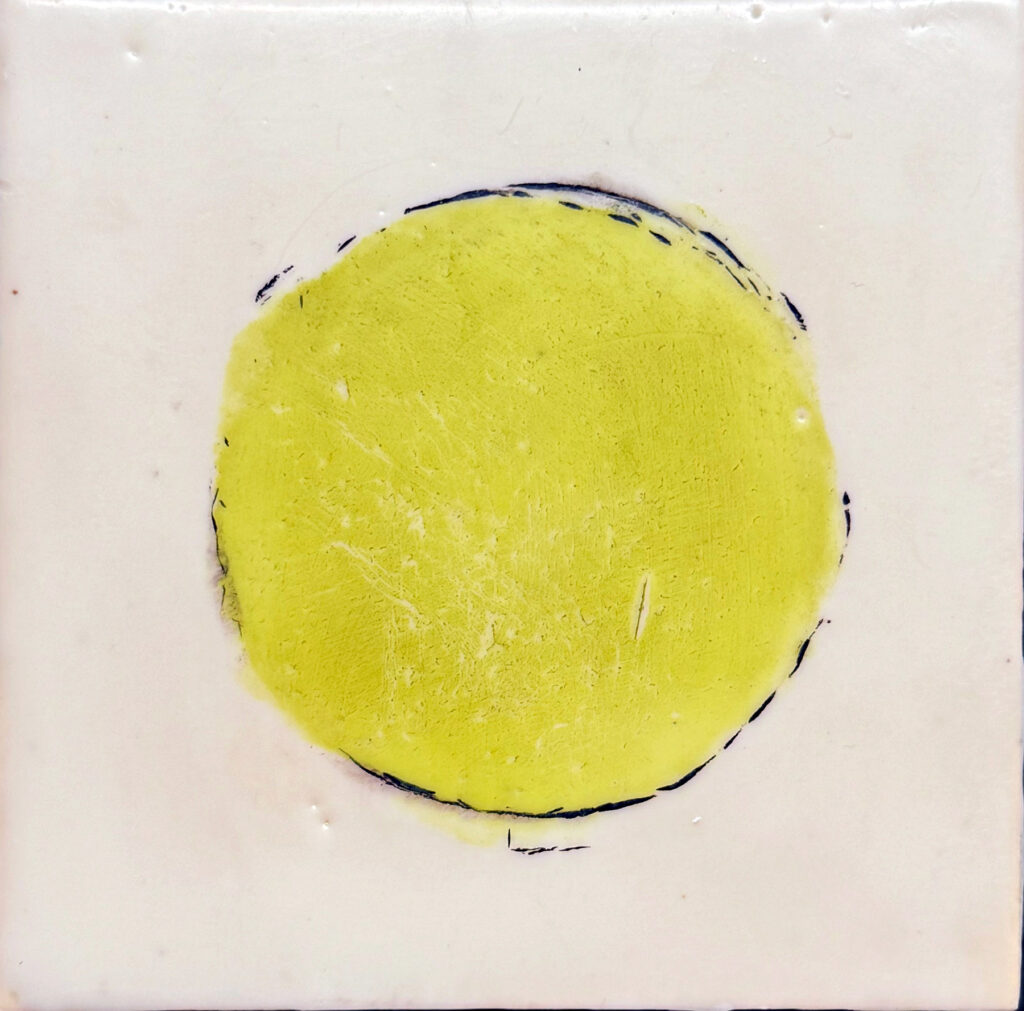 Lemon Drop Encaustic Art Friday Harbor