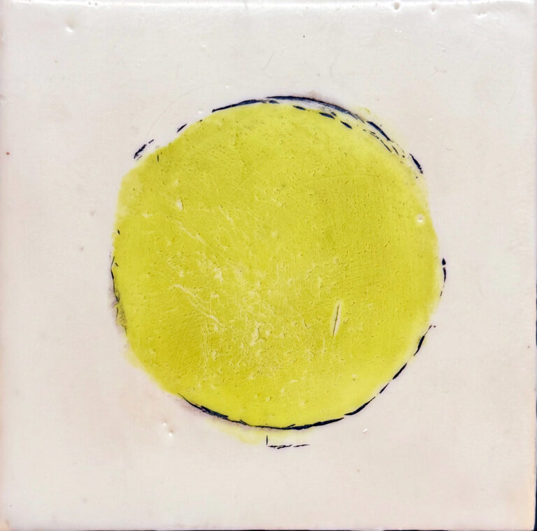 Lemon Drop Encaustic Art Friday Harbor