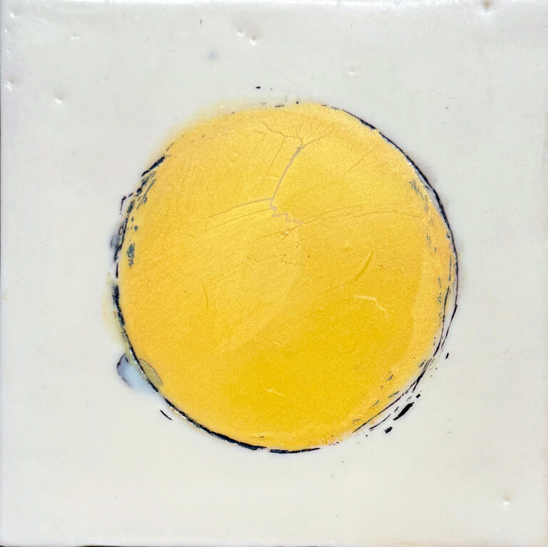 Orange Crush Encaustic Art Friday Harbor