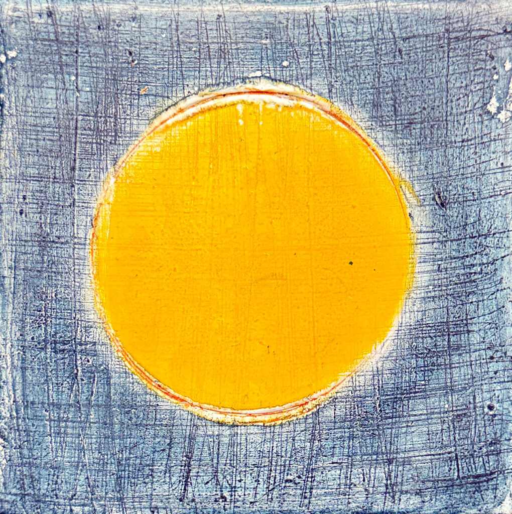 Rise and Shine Encaustic Art Friday Harbor