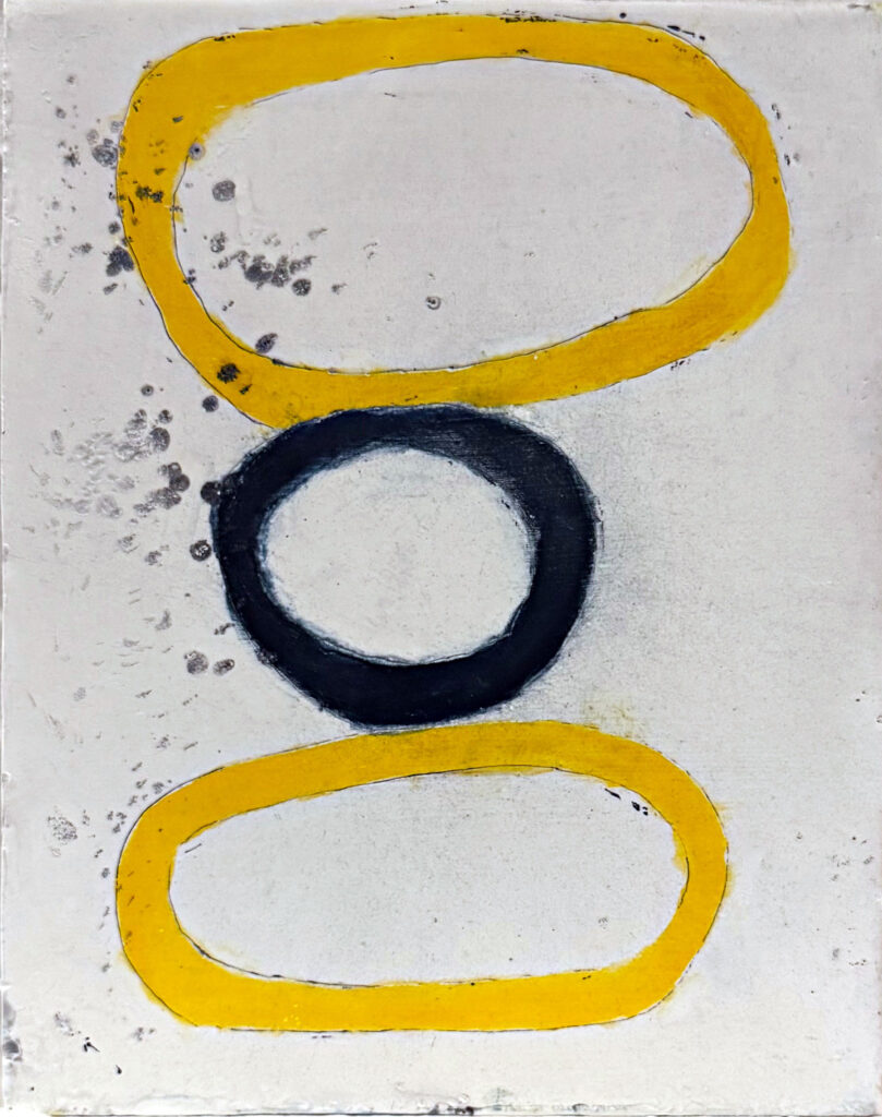 Unbalanced Encaustic Art Friday Harbor