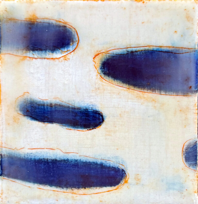 Up-Stream Encaustic Art Friday Harbor