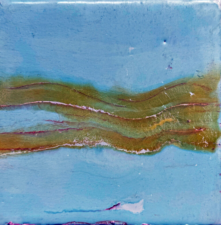 Wavelength Encaustic Art Friday Harbor